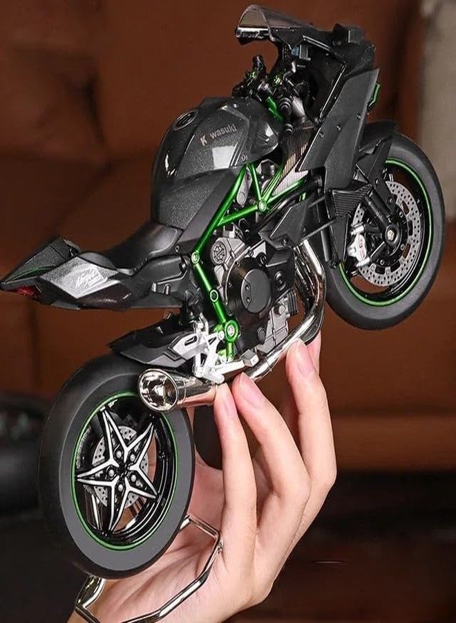 Bestie toys 1:12 Scale Ninja H2 R Collectible Die-Cast Model Car with Precision Detailing, Pull-Back Action, and Authentic Design - Perfect for Enthusiasts and Hobbyists - Image 2